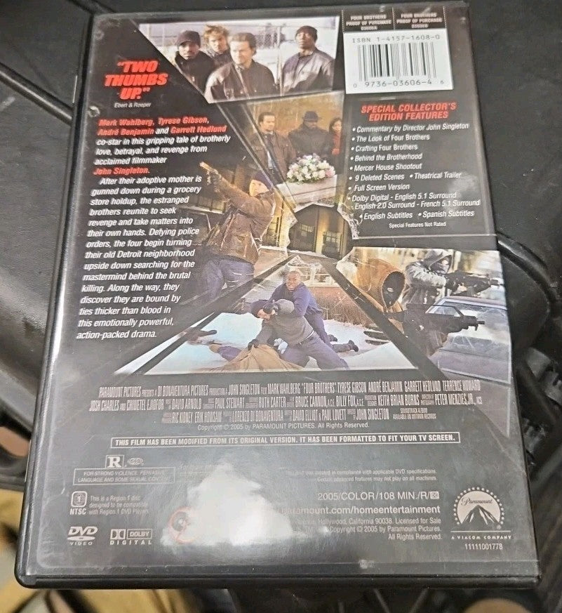 Four Brothers (DVD, 2005, Full Screen) Brand New Sealed