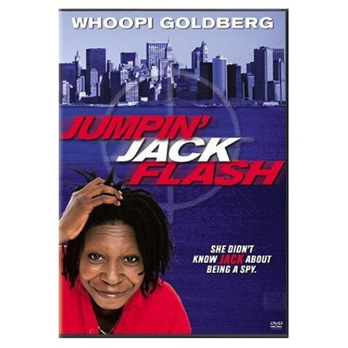 Jumpin' Jack Flash (DVD, 1986) Slim Case. Cropped Artwork