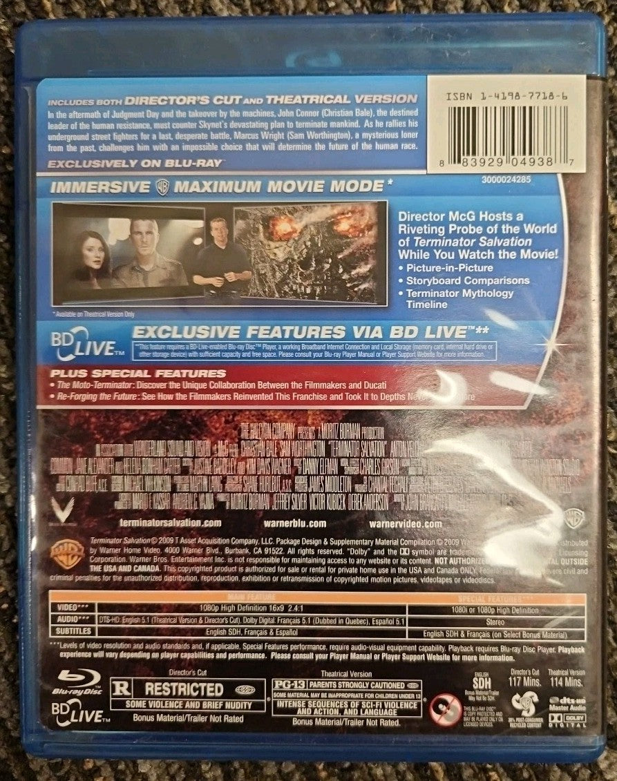 Terminator Salvation [Widescreen] [NO Digital Copy][Director's Cut] New Sealed