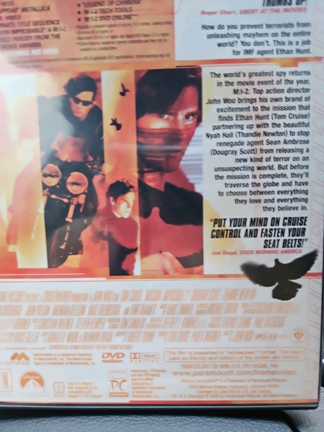 Mission: Impossible II (DVD, 2000) Brand New