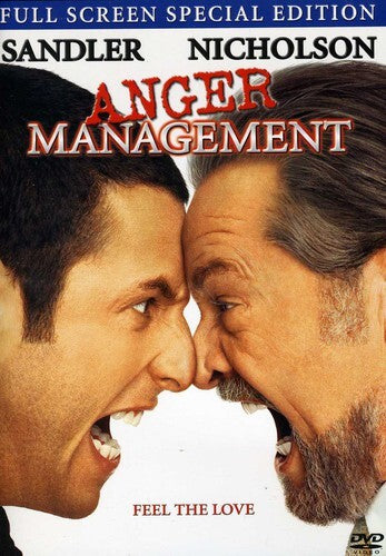 Anger Management (DVD, 2003) Tested. Slim Case. Cropped Artwork
