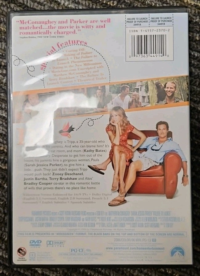 Failure to Launch (DVD, 2006, Widescreen) Brand New