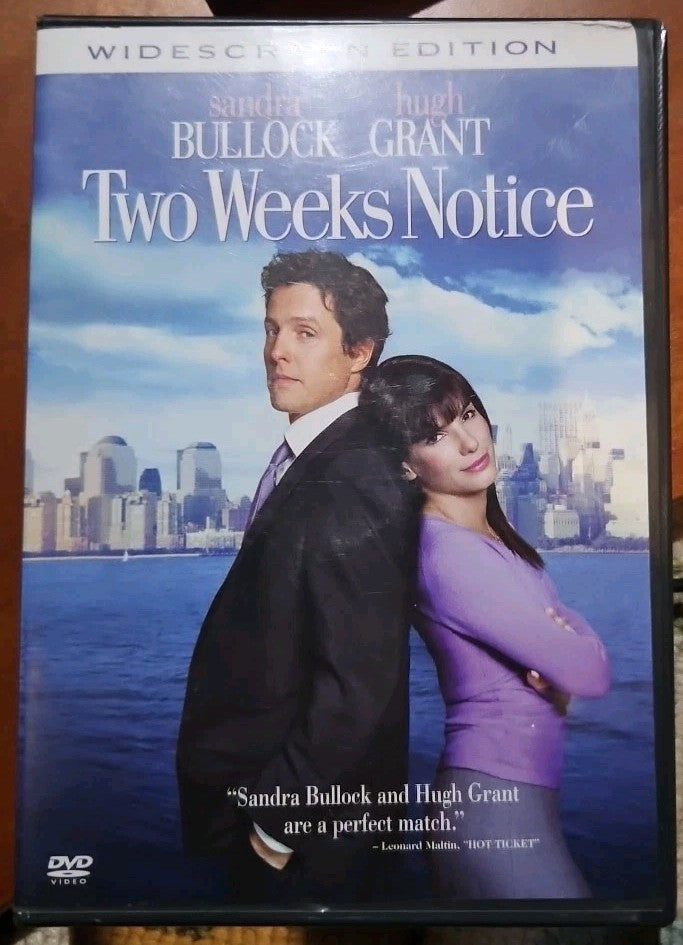 Two Weeks Notice (DVD, 2003, Widescreen) Brand New