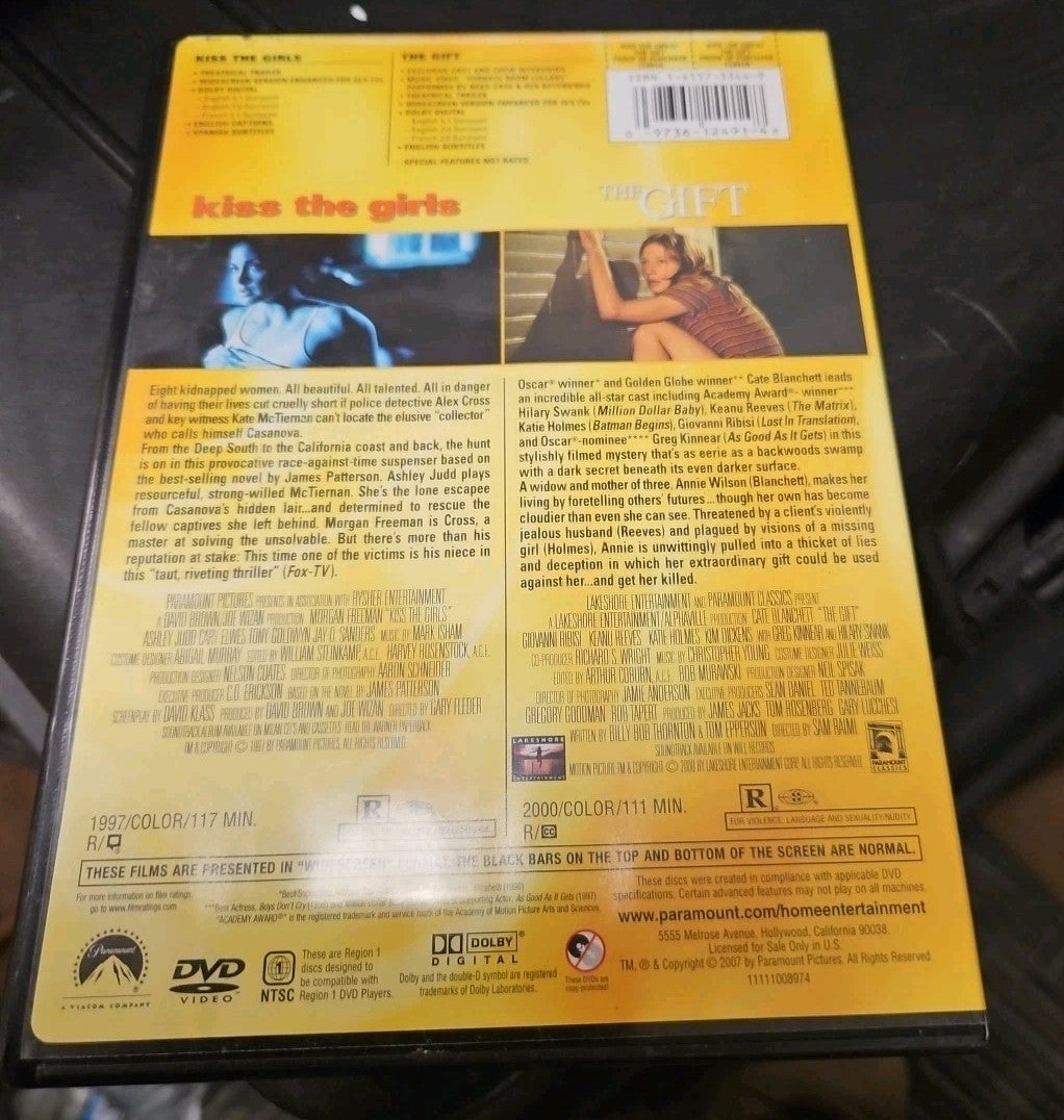 The Gift (DVD, 2000) Tested.  No Scratches