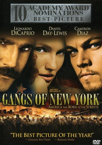 Gangs of New York (DVD, 2002) Tested slim case cropped artwork.