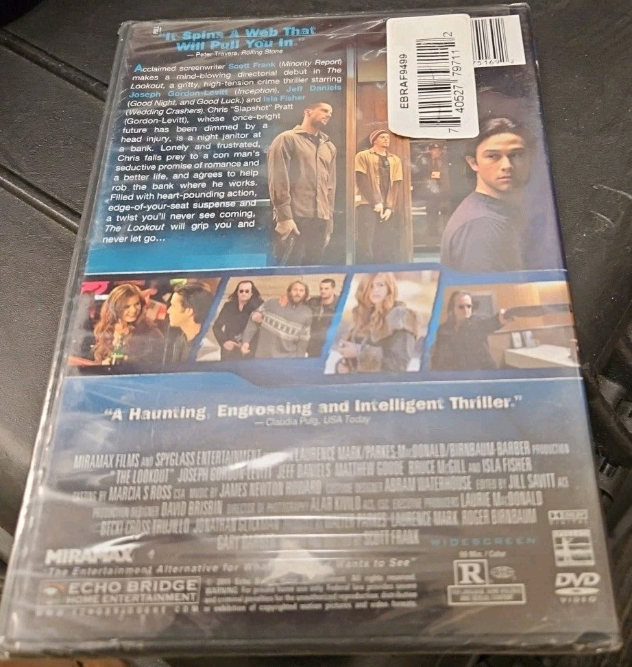 The Lookout (DVD, 2007) Brand New