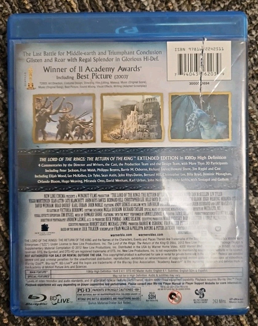 The Lord of the Rings: The Return of the King Extended Edition 2-disc Set. 