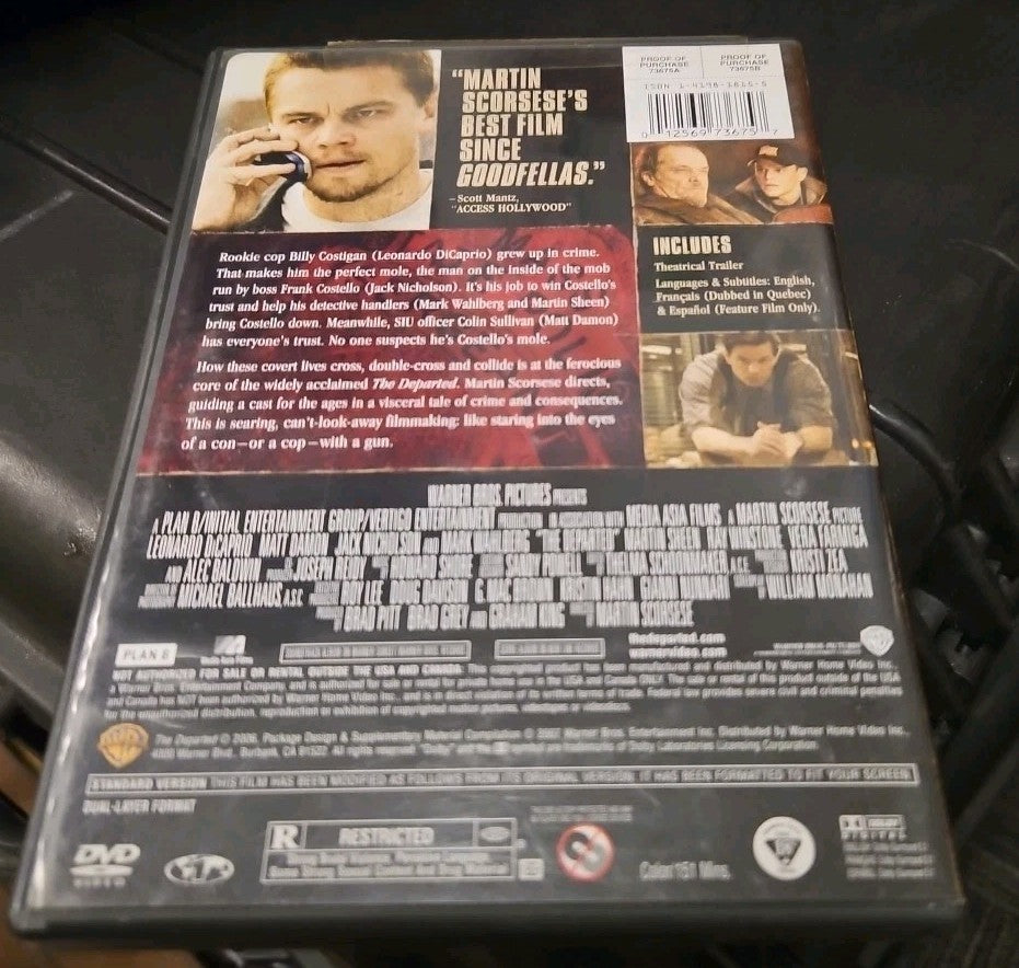 The Departed (DVD, 2006) New
