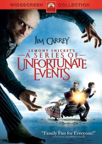 Lemony Snicket's a Series of Unfortunate events (DVD, 2004) Tested. New Case