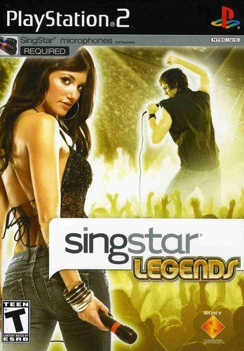 Singstar Legends - Sony PlayStation 2. No Game. Case + Manual + Box Art ONLY