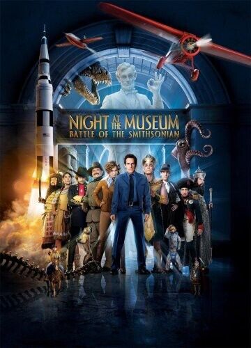 Night at the Museum + Battle of Smithsonian 2-Pack (DVD) Tested. New Case. Resea