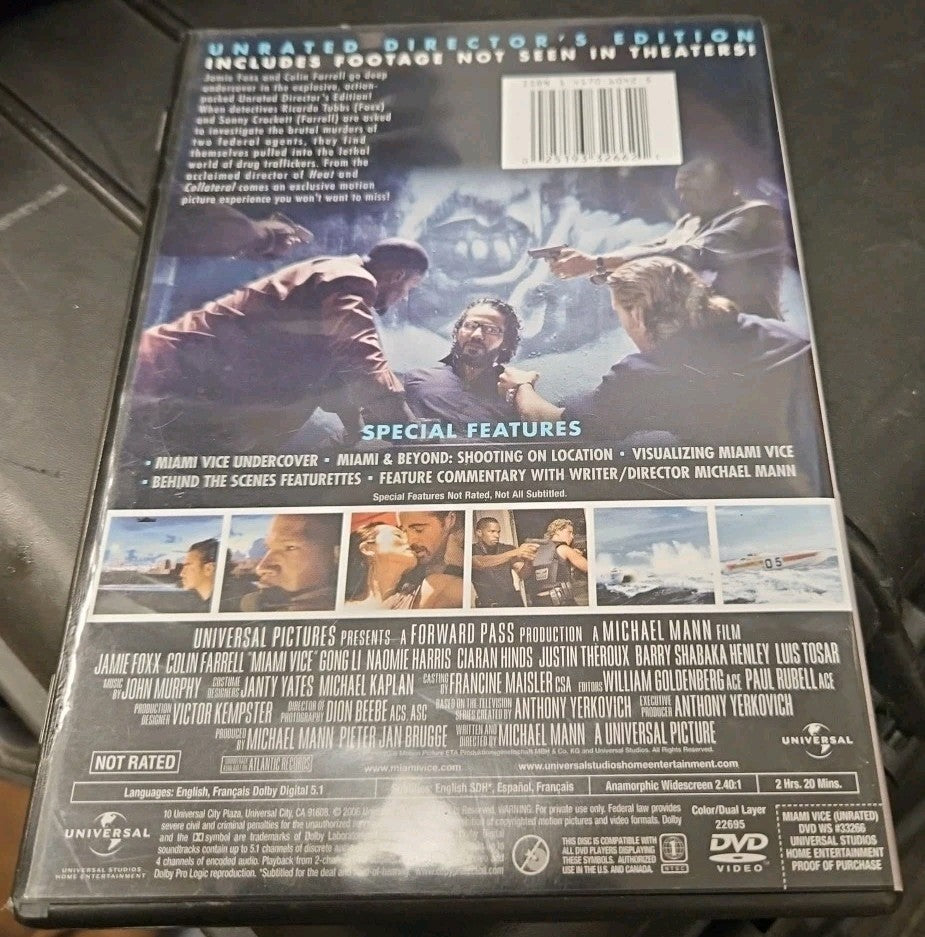 Miami Vice (DVD, 2006) Brand New