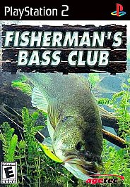 Fisherman's Bass Club (Sony PlayStation 2, 2003) Tested. No Scratches. CIB.