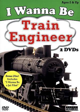 I Wanna Be: Train Engineer (DVD, 3-Disc Set) Tested. New Case. Resealed