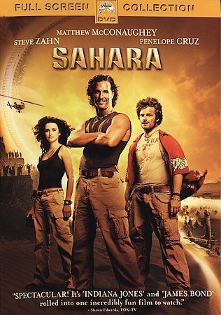 Sahara (DVD, 2005, Full Frame)