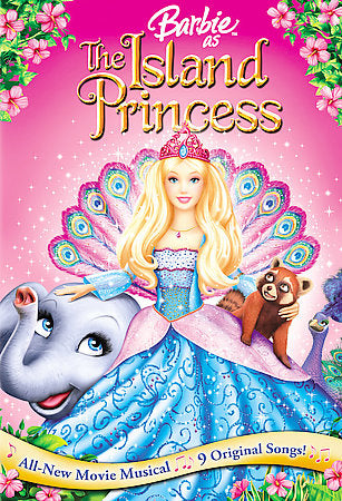 Barbie as the Island Princess (DVD, 2007) Damaged Artwork. Tested. No Scratches
