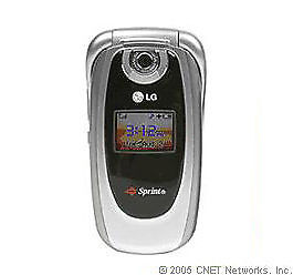  LG PM-225 - Silver (Sprint) Cellular Phone !! For Parts Only !! 