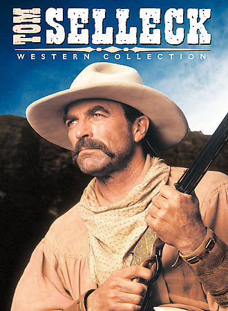 The Tom Selleck Western Collection (DVD, 2008, 3-Disc Set) Tested. New Case