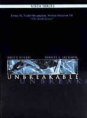Unbreakable (DVD, 2001, 2-Disc Set, Vista Series) Tested. No Scratches