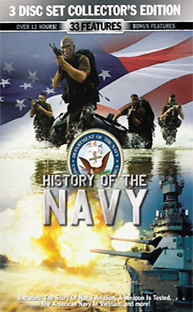 History of the Navy (DVD, 2008, 3-Disc Set) Sealed