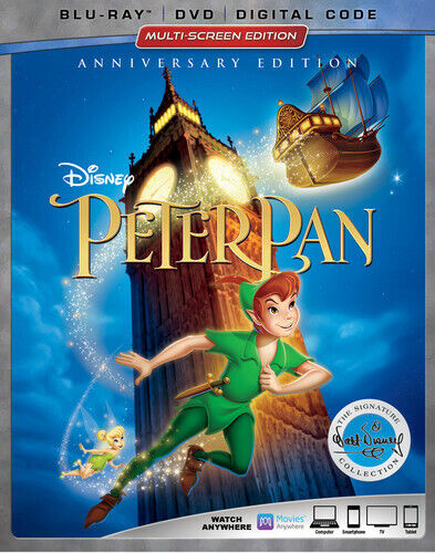 Peter Pan (Anniversary Edition) (Blu-ray, 1953)