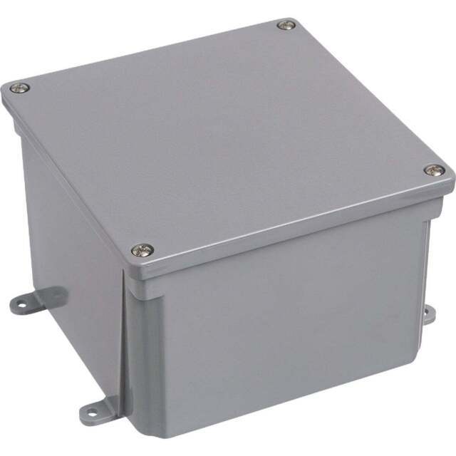 Carlon E987RR PVC Junction Box Enclosure - Gray