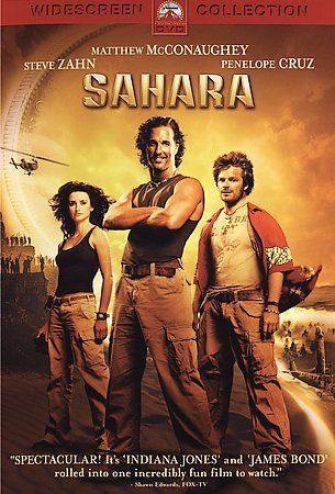 Sahara (DVD, 2005, Widescreen) New Sealed
