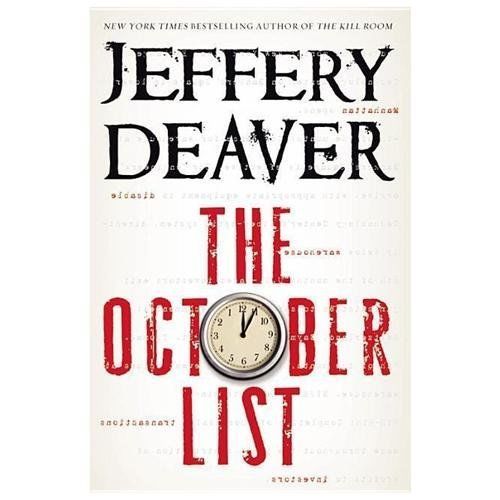 October List by Jeffery Deaver (2013, Hardcover)