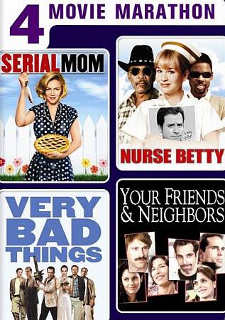 4 Movie Marathon Dark Comedy Collection (DVD) Tested. New case