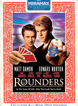 Rounders (DVD, 2004) Tested. New Case. Resealed