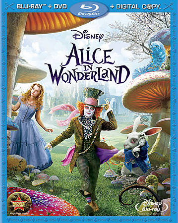 Alice in Wonderland (Blu-ray/DVD,Includes Digital Copy) No Digital Download