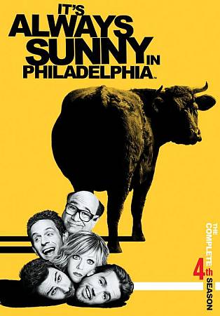 Its Always Sunny in Philadelphia - Season 4 (DVD, 2009, 3-Disc Set) Sealed