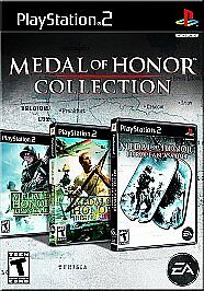 Medal of Honor Collection (PS2) Frontline + Rising Sun + European Assault. Mint