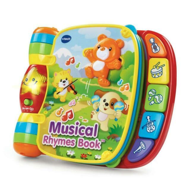 VTech 80166700 Musical Rhymes Educational Book for Babies