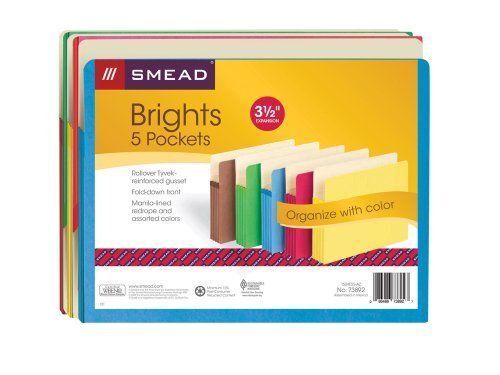 Smead Smd-73892 Tuff Pocket Top Tab File - 9.5" X 11.75" 3.5"
