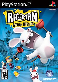 Rayman Raving Rabbids (PS2) Tested. W/Manual + Reg Card. Original Case