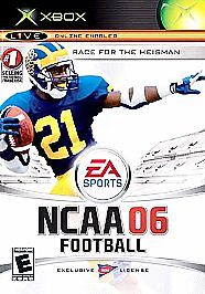 NCAA Football 06 ( XBOX ) Tested. No Scratches. New Case