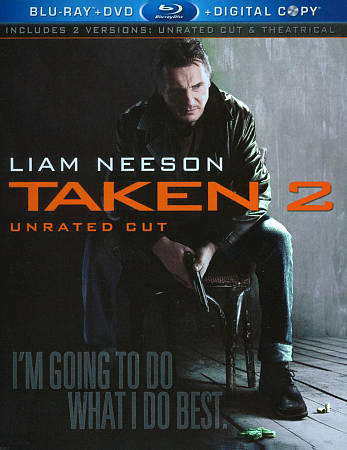 Taken 2 (Blu-ray/DVD, Unrated) Brand new sealed no digital download