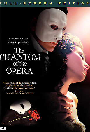 Andrew Lloyd Webbers The Phantom of the Opera (DVD) tested. No Scratches