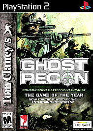 Tom Clancy's Ghost Recon (PS2) CIB W/Manual + Reg Card. Original Case