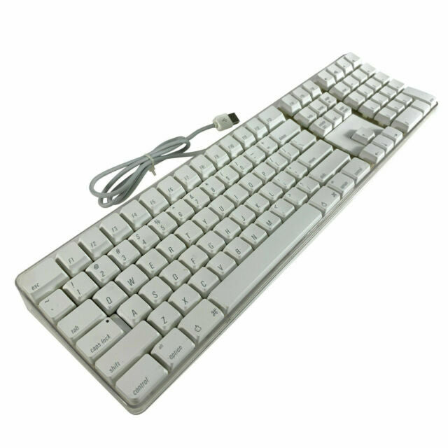 Apple A1048 Wired USB Keyboard - White - Tested