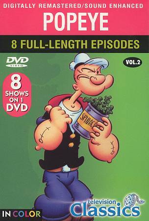 Popeye: Volume 2 (DVD, 2004) New Sealed