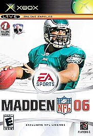 Madden NFL 06 (Xbox) Tested. No Scratches. New Case.